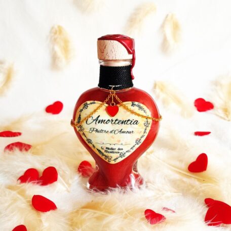 Potion décorative amortentia philtre d'amour l'atelier des mystères vue de face secouee